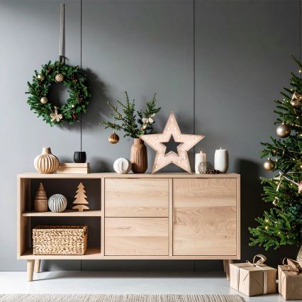 Brilagi - LED Weihnachtsdekoration LED/2xAA 38x40 cm Stern