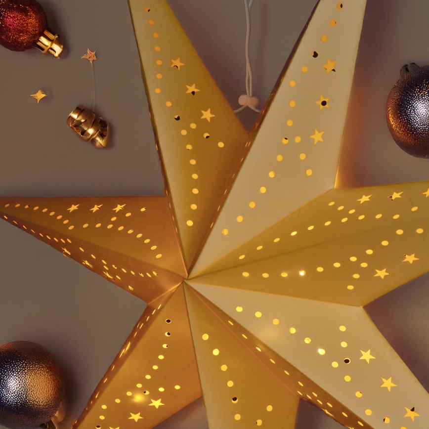 BRILAGI - LED-Weihnachtsdekoration LED/2xAA 60 cm Stern
