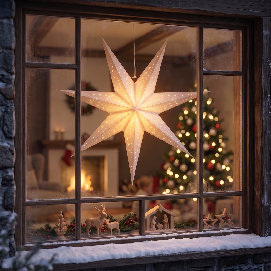 BRILAGI - LED Weihnachtsdekoration LED/2xAA 80 cm Stern