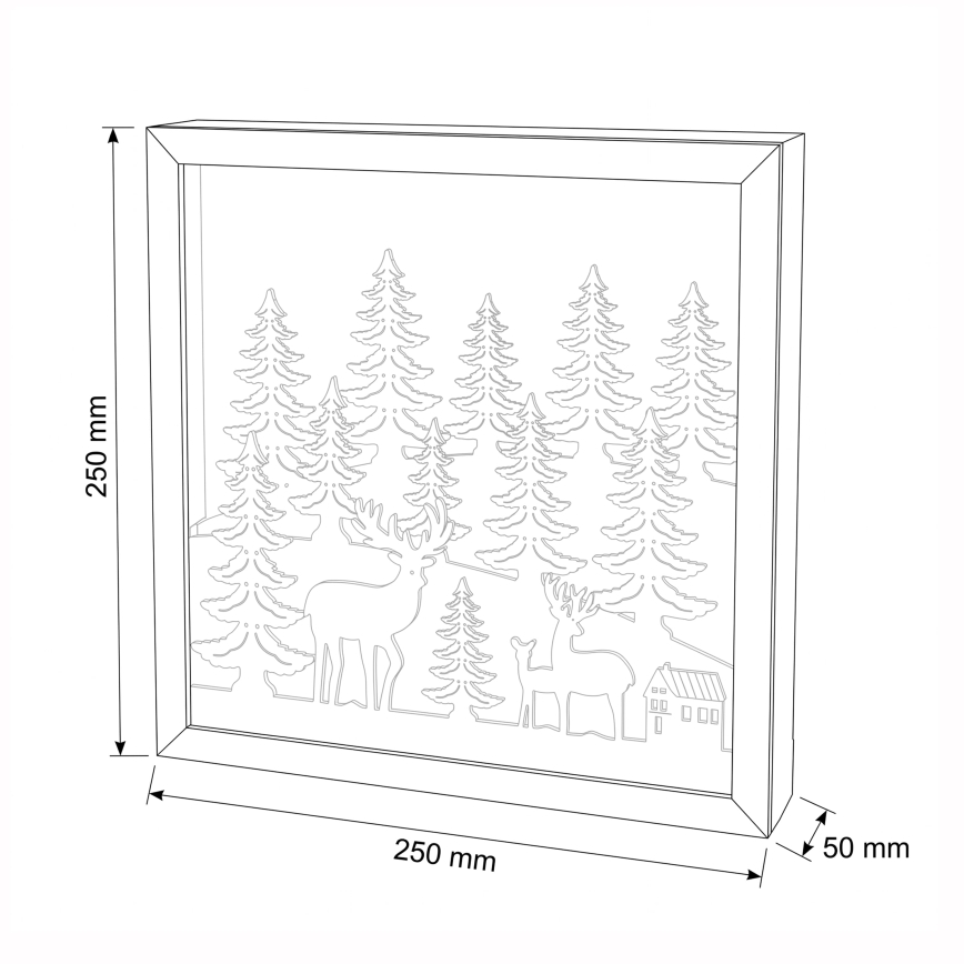 BRILAGI - LED-Weihnachtsdekoration LED/2xAA
