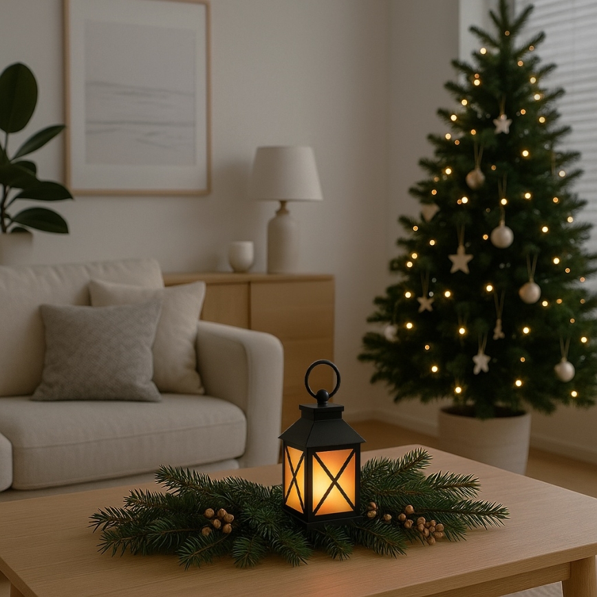 Brilagi - LED-Weihnachtsdekoration LED/2xAA-Laterne