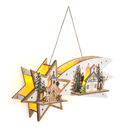 Brilagi - LED-Weihnachtsdekoration LED/2xAA Sternschnuppe
