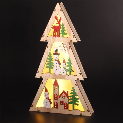 Brilagi - LED Weihnachtsdekoration LED/2xAA Tannenbaum