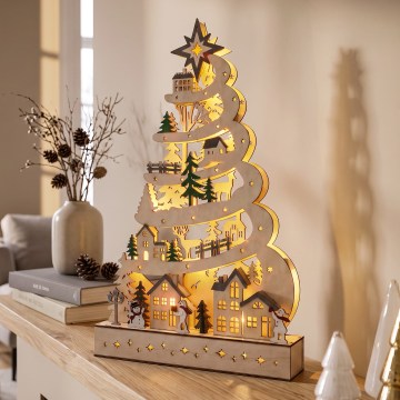 BRILAGI - LED Weihnachtsdekoration LED/2xAA Tannenbaum