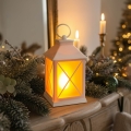 BRILAGI - LED-Weihnachtsdekoration LED/2xAA weiße Laterne