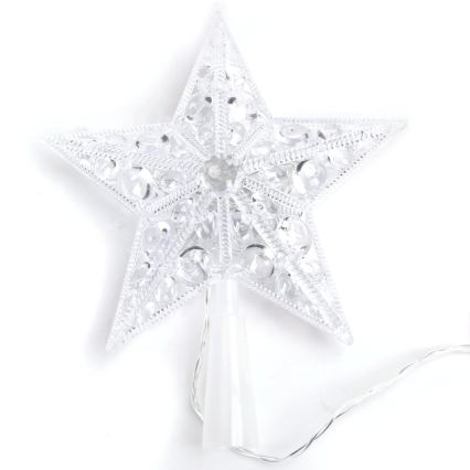 BRILAGI - LED-Weihnachtsdekoration LED/3xAA, 21 cm Stern, mehrfarbig