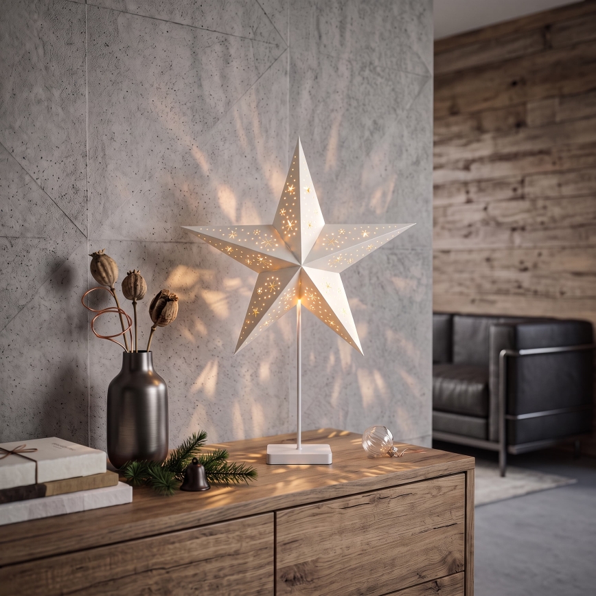 BRILAGI - LED Weihnachtsdekoration LED/3xAA 70x60 cm Stern