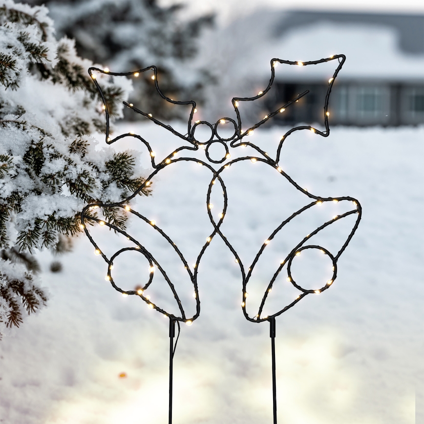 Brilagi - LED-Weihnachtsdekoration LED/3xAA IP44 Glöckchen