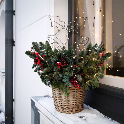 Brilagi - LED-Weihnachtsdekoration LED/3xAA IP44 Glöckchen
