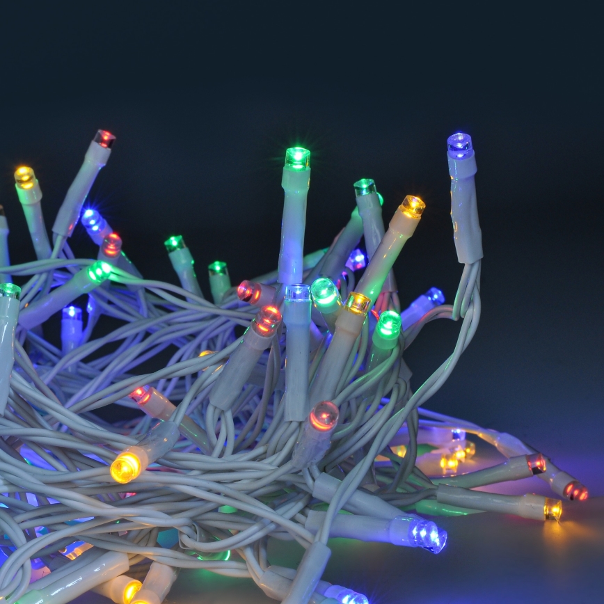 Brilagi - LED-Weihnachtskette für draußen 120xLED/8 Funktionen/3xAA 9,5m IP44 multicolor + Fernsteuerung
