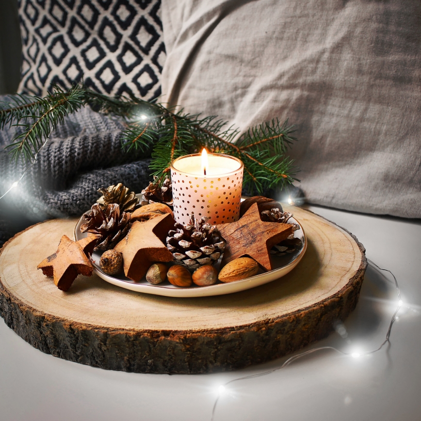 Brilagi - LED-Weihnachtslichterkette 100xLED/3xAA 10m kaltweiß