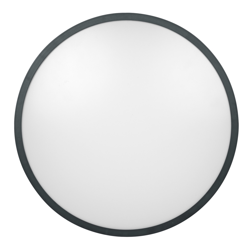 Brilagi - LED-Deckenleuchte für Badezimmer mit Sensor ZENNA LED/18 W/230 V Ø 29,5 cm IP44 anthrazit + Fernbedienung