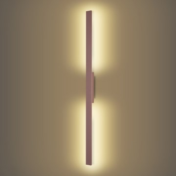Brilagi - LUNA LED-Außenwandleuchte, 24 W, 230 V, 3000 K, IP65, 100 cm, braun, CRI 90