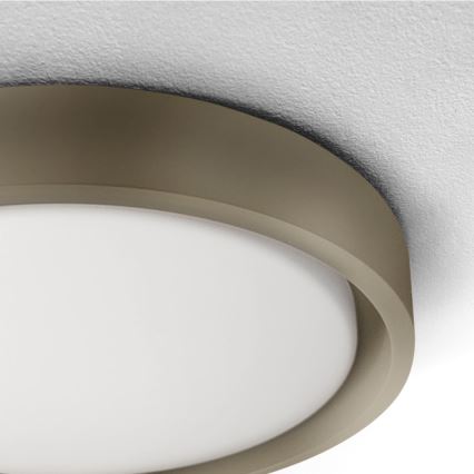 Brilagi - MATTEO dimmbare LED-Deckenleuchte LED/48W/230V 3000–6500K Ø 41 cm taupe + Fernbedienung