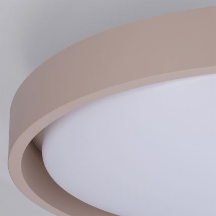 Brilagi - MATTEO dimmbare LED-Deckenleuchte LED/48W/230V 3000–6500K Ø 41 cm taupe + Fernbedienung