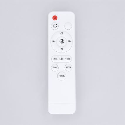 Brilagi - MATTEO dimmbare LED-Deckenleuchte LED/48W/230V 3000–6500K Ø 41 cm taupe + Fernbedienung