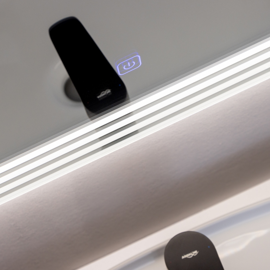 Brilagi - LED Badezimmerspiegel MELZO LED/28W/230V 60x80 cm IP44 CRI 90 dimmbar + CCT