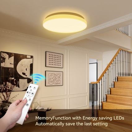 Brilagi - LED-dimmbare Deckenleuchte MILKY WAY LED/24W/230V 3000-6500K Ø 38 cm + Fernbedienung