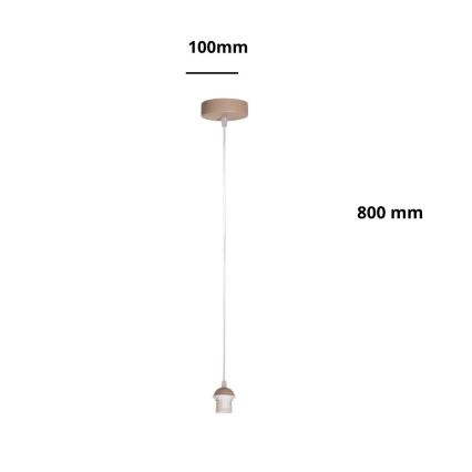 Brilagi - Netzkabel PARTY 1xE27/60W/230V pr. 10 cm beige