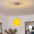 Brilagi - NUBILA LED-Pendelleuchte mit Kabel, 1x E27/60W/230V, Ø 14 cm, gelb