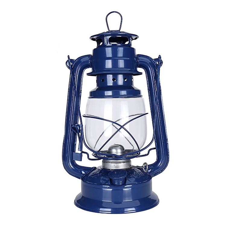 Brilagi – Öllampe LANTERN 28 cm dunkelblau