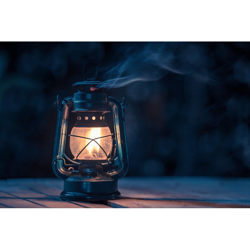 Brilagi – Öllampe LANTERN 28 cm dunkelblau