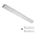 Brilagi - OPTIMA T8 industrielle staubdichte LED-Leuchtstoffarmatur 2xG13/18W/230V 6500K IP65 128 cm