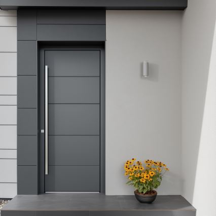 Brilagi - Outdoor-Wandleuchte MATERA 2xGU10/30W/230V grau IP54