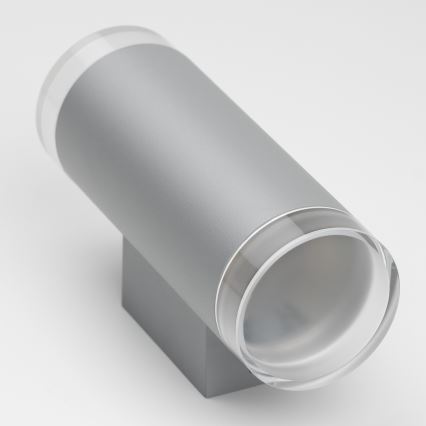 Brilagi - Outdoor-Wandleuchte MATERA 2xGU10/30W/230V grau IP54