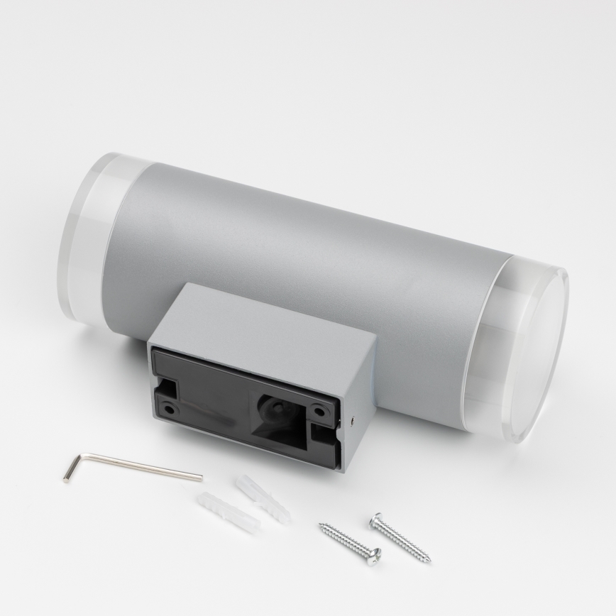 Brilagi - Outdoor-Wandleuchte MATERA 2xGU10/30W/230V grau IP54