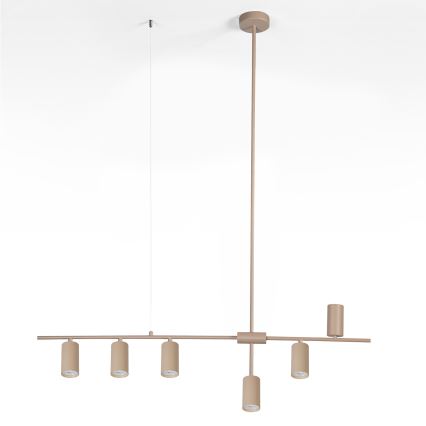 Brilagi - Pendelleuchte am Kabel CRANE 6xGU10/30W/230V beige