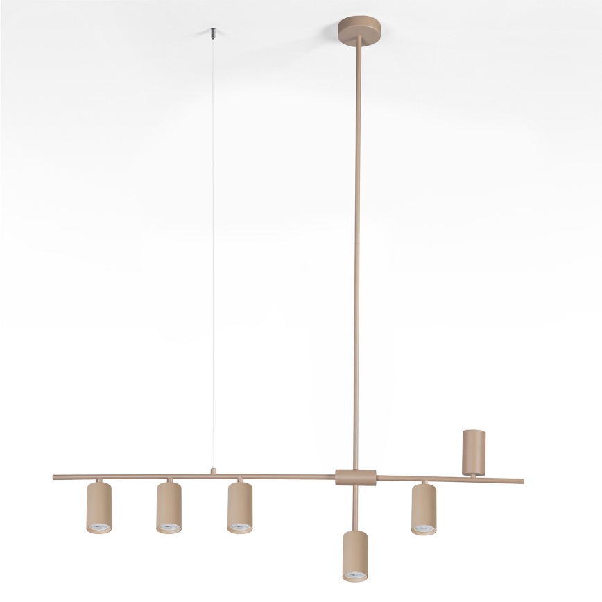Brilagi - Pendelleuchte am Kabel CRANE 6xGU10/30W/230V beige