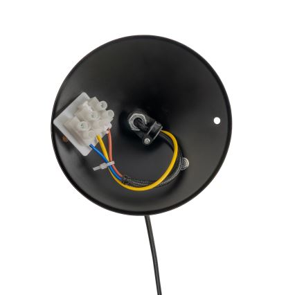 BRILAGI - Pendelleuchte an Drahtseil FORGE 1xE27/60W/230V Ø 36 cm, braun