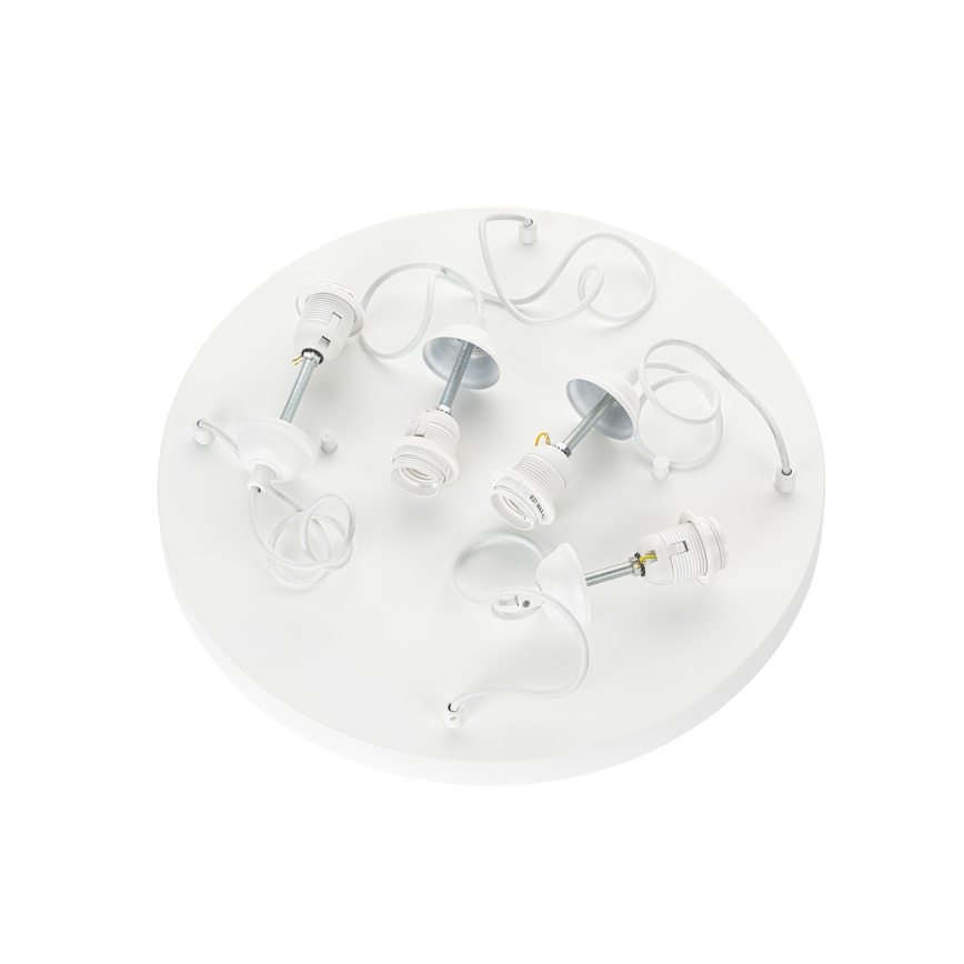 Brilagi - Pendelleuchte an Drahtseil WABI SABI 4xE27/40W/230V Ø 90 cm weiß