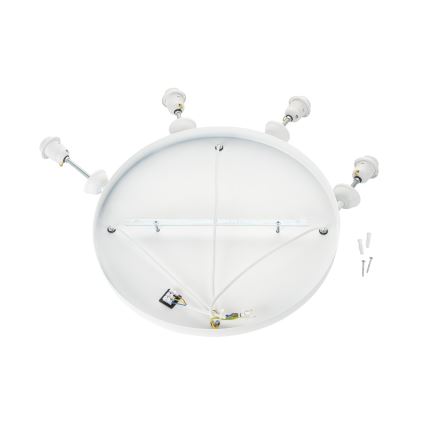 Brilagi - Pendelleuchte an Drahtseil WABI SABI 4xE27/40W/230V Ø 90 cm weiß