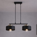 Brilagi - Pendelleuchte an Kabel 2xE27/60W/230V schwarz/gold