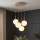 Brilagi - Pendelleuchte an Kabel 4xE27/60W/230V beige/gold