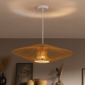 Brilagi - Pendelleuchte an Kabel CERIA BOHO 1xE27/40W/230V Ø 70 cm weiß/braun