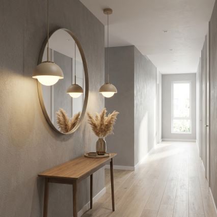 Brilagi - Pendelleuchte an Kabel COSMO 1xE27/60W/230V Ø 18 cm beige/gold