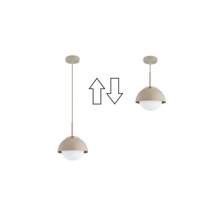 Brilagi - Pendelleuchte an Kabel COSMO 1xE27/60W/230V Ø 18 cm beige/gold