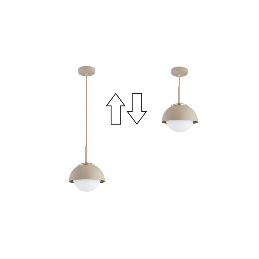 Brilagi - Pendelleuchte an Kabel COSMO 1xE27/60W/230V Ø 18 cm beige/gold