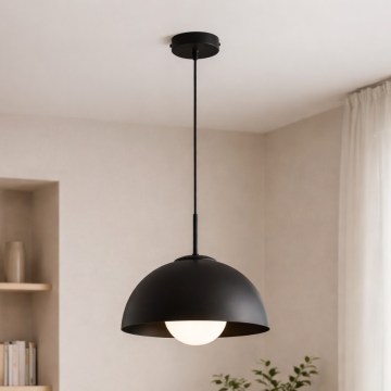 BRILAGI - Pendelleuchte an Kabel COSMO 1xE27/60W/230V Ø 30 cm schwarz