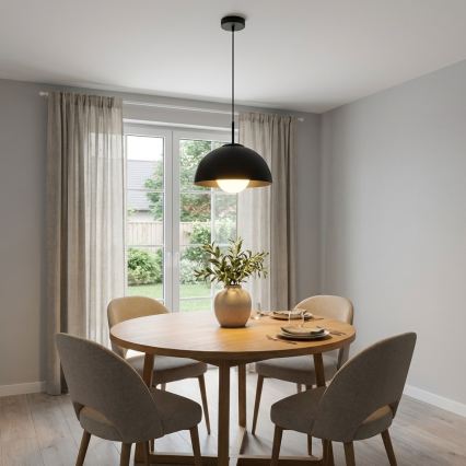BRILAGI - Pendelleuchte an Kabel COSMO 1xE27/60W/230V Ø 30 cm schwarz