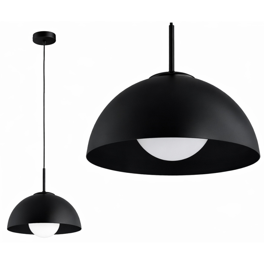 BRILAGI - Pendelleuchte an Kabel COSMO 1xE27/60W/230V Ø 30 cm schwarz