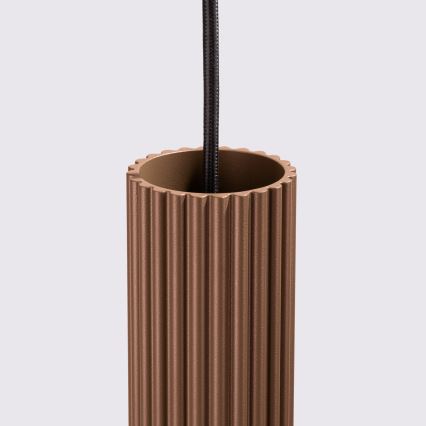 Brilagi - Pendelleuchte an Kabel CRESTO 1xGU10/10W/230V, braun