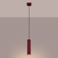 Brilagi - Pendelleuchte an Kabel CRESTO 1xGU10/10W/230V burgunderrot