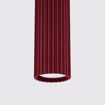 Brilagi - Pendelleuchte an Kabel CRESTO 1xGU10/10W/230V burgunderrot