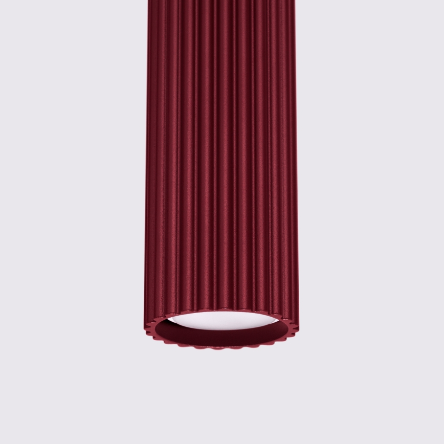 Brilagi - Pendelleuchte an Kabel CRESTO 1xGU10/10W/230V burgunderrot