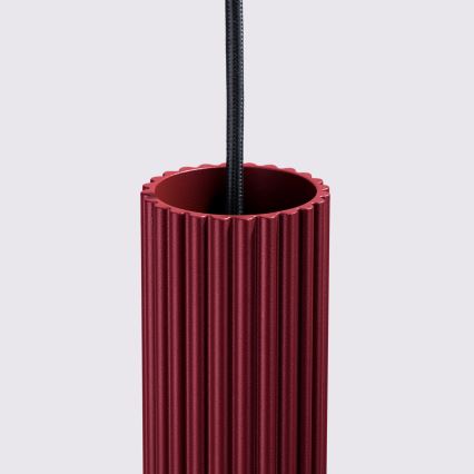 Brilagi - Pendelleuchte an Kabel CRESTO 1xGU10/10W/230V burgunderrot