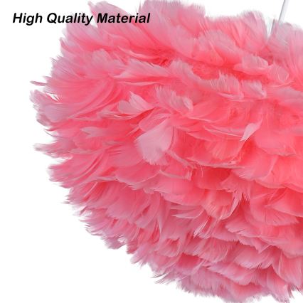 BRILAGI - Pendelleuchte an Kabel FEATHER 3xE27/40W/230V Ø 50 cm rosa